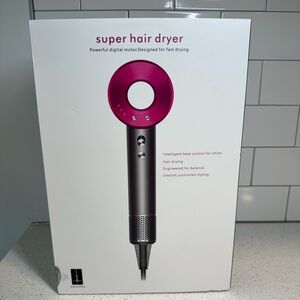 NEW Super Hair Dryer With Attachments